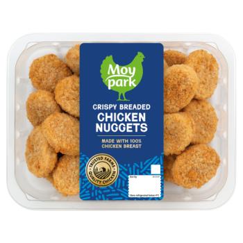 Moy Park Crispy Breaded Chicken Nuggets 425g
