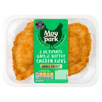 Moy Park 2 Ultimate Garlic Butter Chicken Kievs 375g