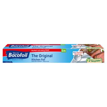 Bacofoil The Original Kitchen Foil with Easy-Cut System 30cm x 5m