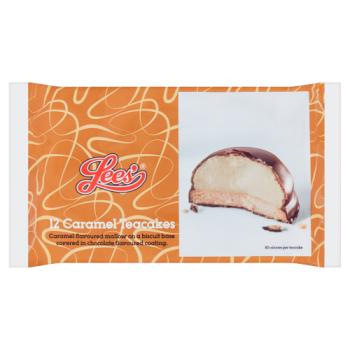 Lees' 12 Caramel Teacakes 220g
