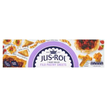 Jus-Rol 7 Ready Rolled Filo Pastry Sheets 270g
