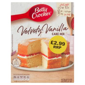 Betty Crocker Velvety Vanilla Cake Mix 425g