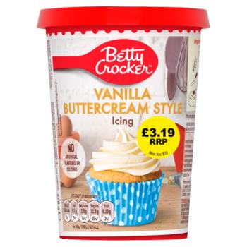Betty Crocker Vanilla Buttercream Flavour Icing 400g