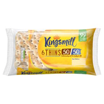 Kingsmill 6 Thins 50/50