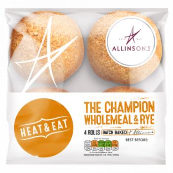 Allinson's The Champion Wholemeal & Rye 4 Rolls