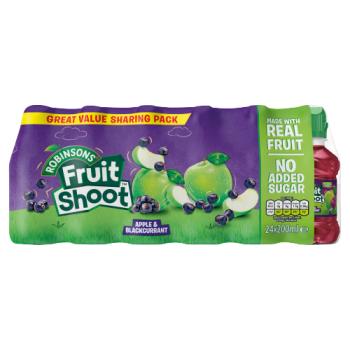 Robinsons Fruit Shoot Apple & Blackcurrant 24 x 200ml