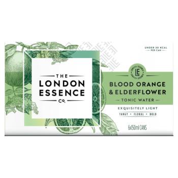 The London Essence Co. Blood Orange & Elderflower Tonic Water 6 x 150ml