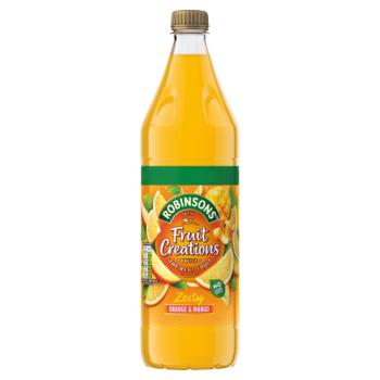 Robinsons Fruit Creations Orange & Mango Squash PMP 1L