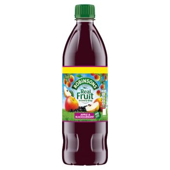 Robinsons Apple & Blackcurrant No Added Sugar Squash Pmp 900ml