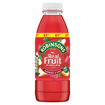Robinsons Ready To Drink Raspberry & Apple Juice Drink Pmp 500ml
