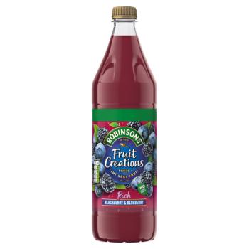 Robinsons Fruit Creations Blackberry & Blueberry Squash 1L