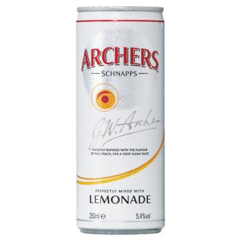 Archers and Lemonade Ready to Drink 250ml