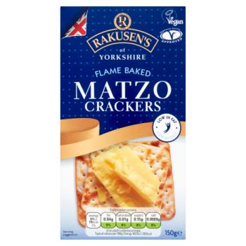 Rakusen's Flame Baked Matzo Crackers 150g