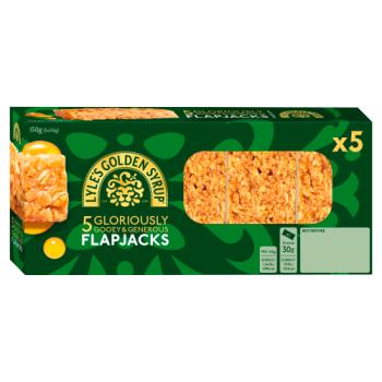 Lyle's Golden Syrup Gloriously Gooey & Generous Flapjacks 5 x 30g (150g)