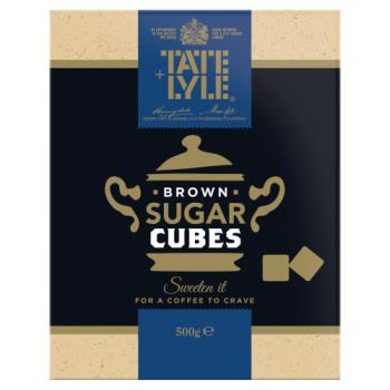 Tate & Lyle Fairtrade Cane Sugar Demerara Cubes 500g