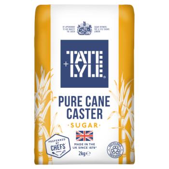Tate & Lyle Pure Cane Caster Sugar 2kg