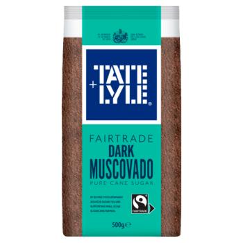 Tate + Lyle Fairtrade Dark Muscovado Pure Cane Sugar 500g