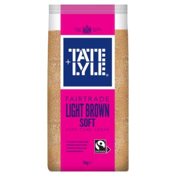 Tate & Lyle Fairtrade Light Brown Soft Pure Cane Sugar 1kg