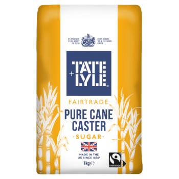 Tate & Lyle Fairtrade Pure Cane Caster Sugar 1kg