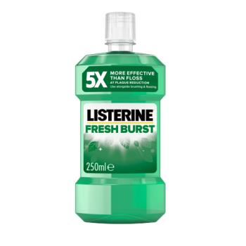 Listerine Fresh Burst Mouthwash (250ml Bottle)