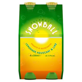 Snowball Lemonade Advocaat & Lime 4 x 200ml