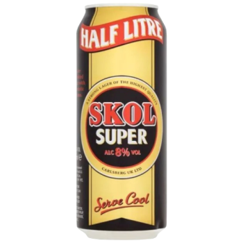 Skol Super Lager Beer 500ml 