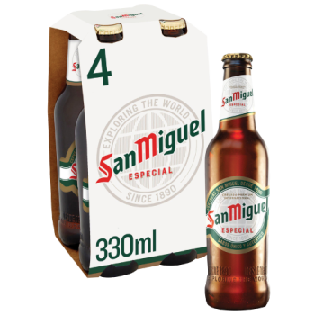 San Miguel Especial Premium Lager 4 x 330ml 