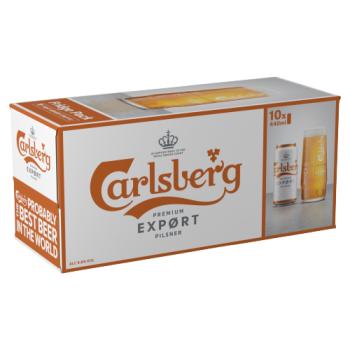 Carlsberg Export Lager Beer 10 x 440ml Cans