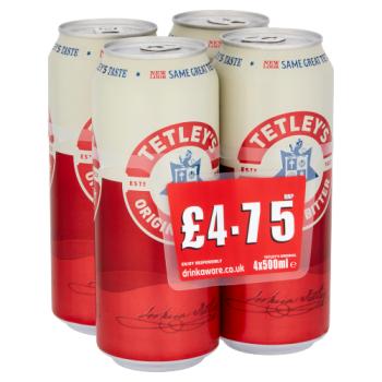 Tetleys Original 4pk Pm4.75
