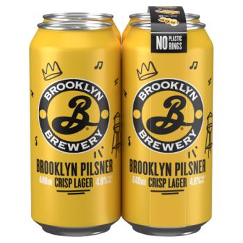 Brooklyn Brewery Brooklyn Pilsner Crisp Lager 4 x 440ml