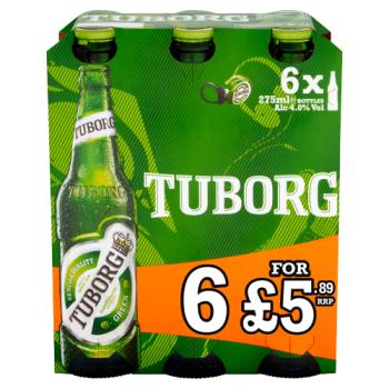 Tuborg Green 6 x 275ml