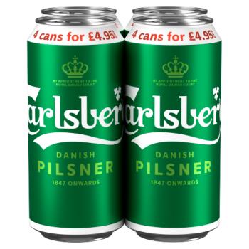 Carlsberg Danish Pilsner 4 x 440ml