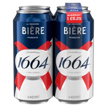 Kronenbourg 1664 Bière Blonde 4 x 440ml