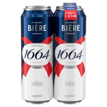 Kronenbourg 1664 Bière Blonde 4 x 568ml