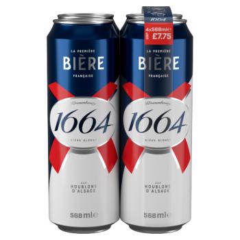 Kronenbourg 1664 Bière Blonde 4 x 568ml