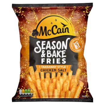 McCain Season & Bake Fries Takeaway Style Chicken Salt 762g