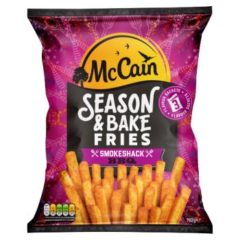 McCain Season & Bake Fries Smokeshack BBQ 762g