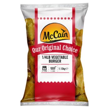 McCain 1/4lb Vegetable Burger 1.13 kg