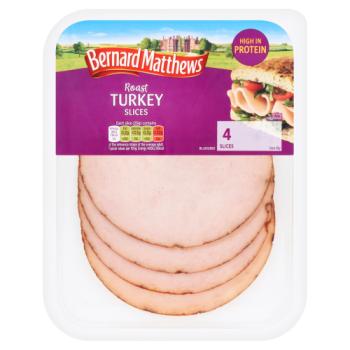 Bernard Matthews 4 Roast Turkey Slices 80g