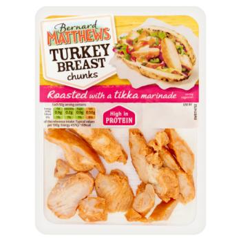 Bernard Matthews Turkey Breast Chunks with Tikka Marinade 90g