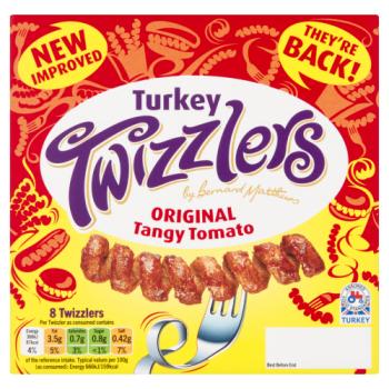 Bernard Matthews 8 Original Tangy Tomato Turkey Twizzlers 440g