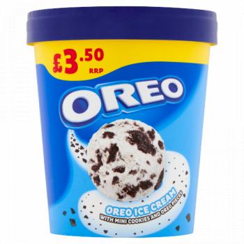 OREO Ice Cream with Mini Cookies and Oreo Pieces 480ml