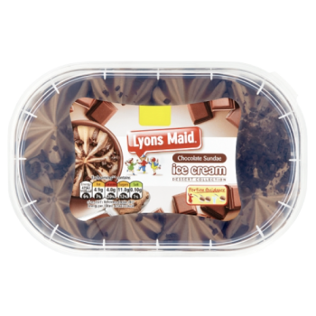 Lyons Maid Chocolate Sundae Ice Cream 900ml PM £2.50 