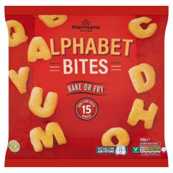 Morrisons Alphabet Bites 500g