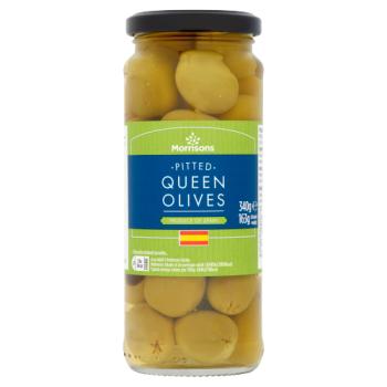 Morrisons Pitted Queen Olives 340g