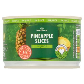 Morrisons Pineapple Slices in Juice 227g