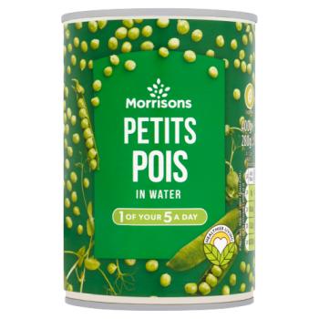 Morrisons Petits Pois in Water 400g