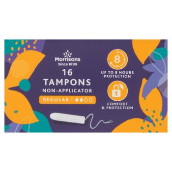 Morrisons 16 Tampons Non-Applicator Regular