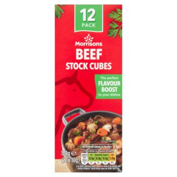 Morrisons Beef Stock Cubes 12 x 10g (120g)