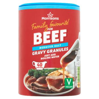 Morrisons Family Favourite! for Beef Reduced Salt Gravy Granules 200g